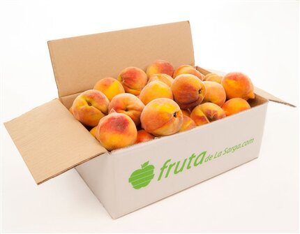 Comprar Cesta Melocotones 5kg online | Fruta de La Sarga